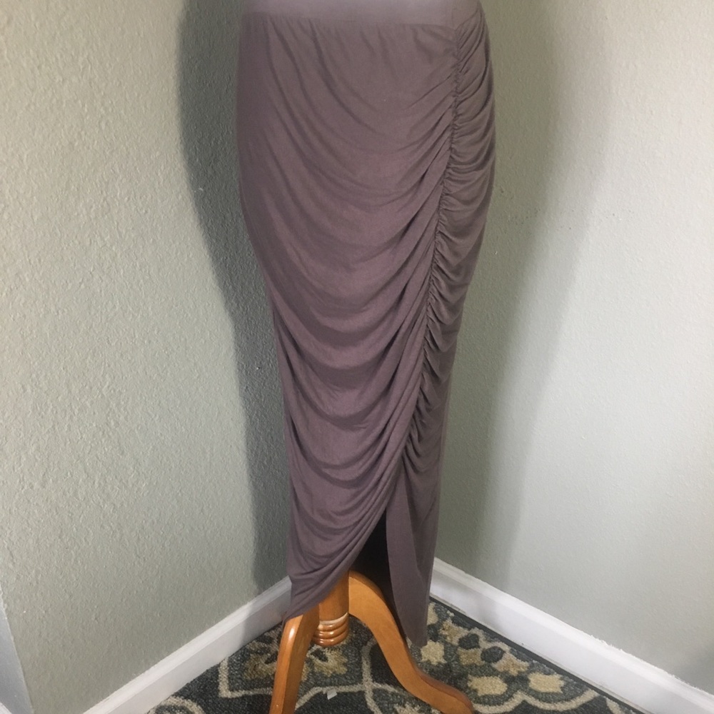 Mossimo Light Brown Long Skirt